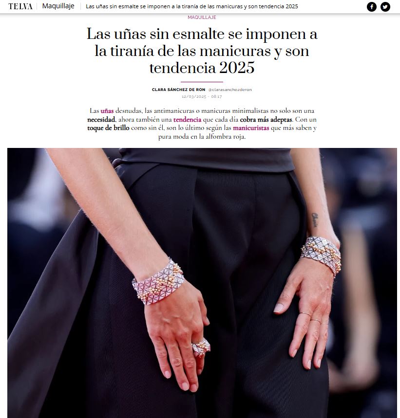 Las uñas sin esmalte se imponen a la tiranía de las manicuras
